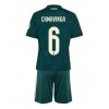 Real Madrid Eduardo Camavinga #6 Bortedraktsett Barn 2026-27 Kortermet (+ korte bukser)